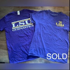 Womens LSU Tigers Gymnastics Tshirts Size Small